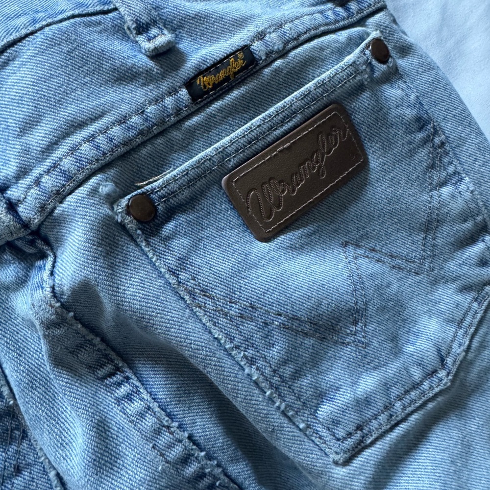 Wrangler Sky Blue Denim Jeans